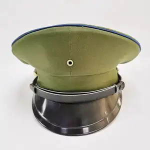 全新退役八五85式空的确良大檐帽帽退伍老兵纪念品收藏大盖帽子