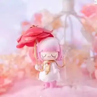 kimmy&miki花语系列盲盒2021网红新款可爱少女礼物 粉玫瑰miki