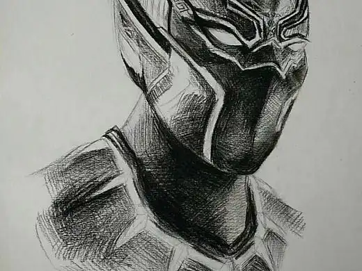 手绘曼达洛人素描