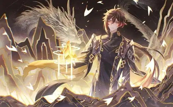 钟离!我最爱的帝君大人天子姓钟,今天亦姓钟#原神##原神钟离