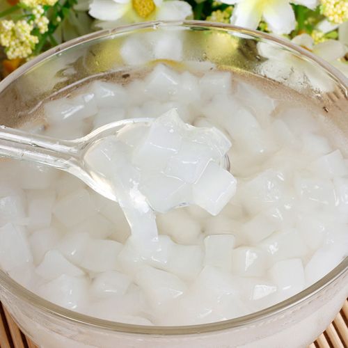 原味椰果粒1kg椰果肉珍珠奶茶原料商用批发椰果冻水晶果糖水椰果 椰果