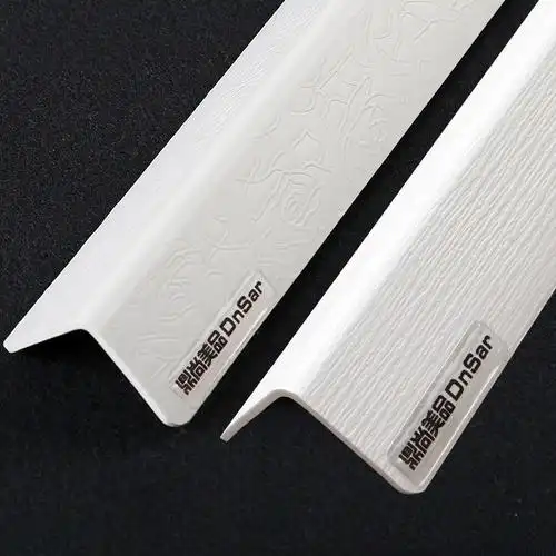 白色光面20宽10米pvc护角条护墙角墙护角防撞条墙角保护条阳角条免