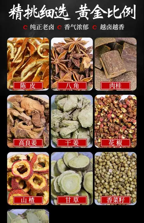 卤料包家庭卤秘制配方商用麻辣卤水卤肉鸭脖四川卤菜茶叶蛋卤料包