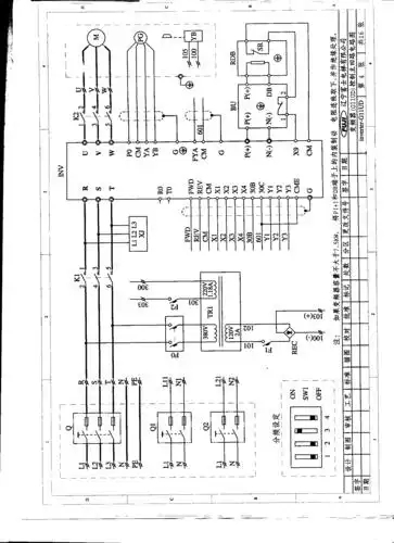沈阳富士电梯电气原理图
