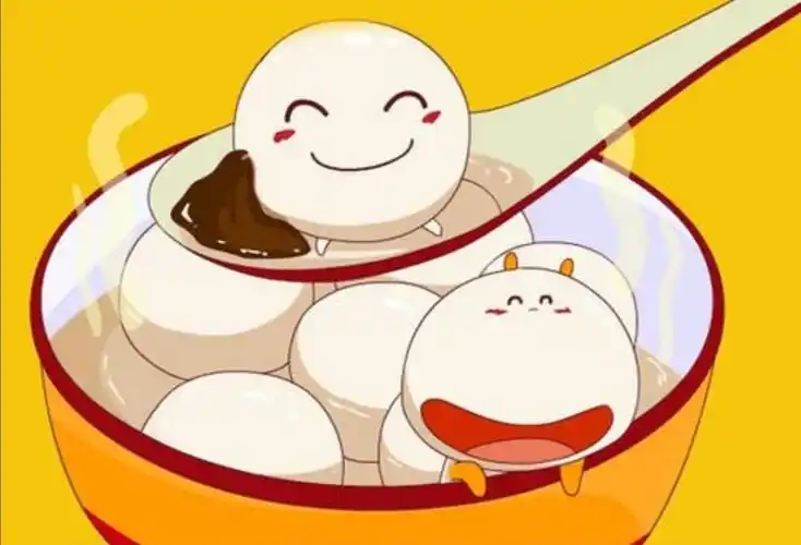 一口一个小汤圆,一口一个你!