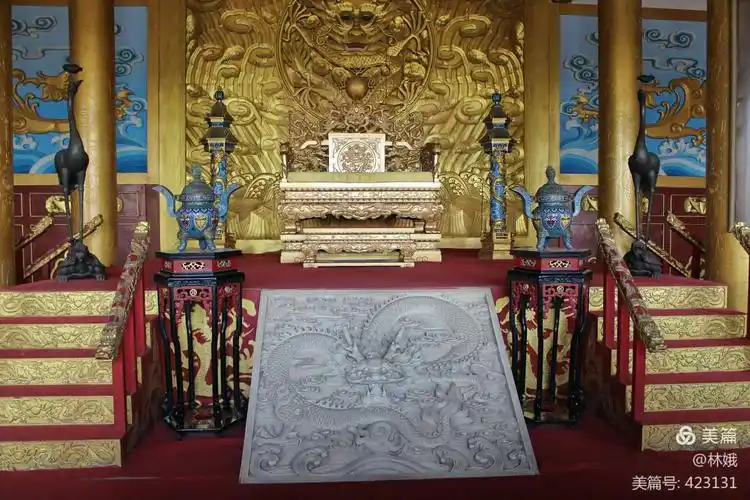 龙亭大殿皇宫内皇帝的龙御座