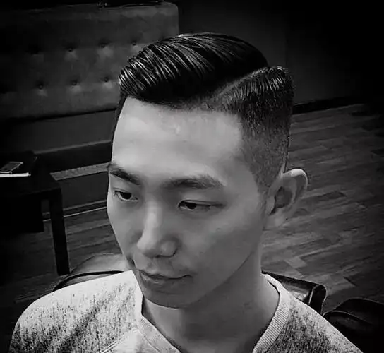 短发可以留斜背头吗男生短发小背头图集