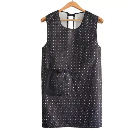 背心式围裙厨房围裙防水油宠物店定制罩衣马甲无袖工作服成人男女坎肩