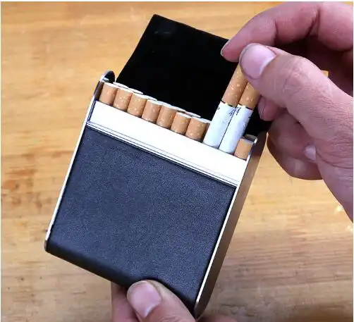 烟盒日本磁扣翻盖超薄高级创意便携20只大容量烟盒