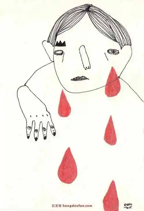 泪流雨下要如何画10张流泪的表情儿童简笔画