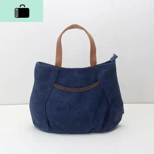 原创新款夏季小包包女士帆布包文艺手提布包妈咪时尚手拎小布包new