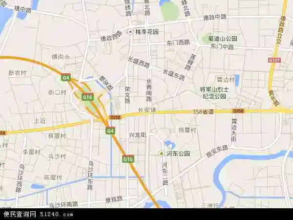 长安镇地图 - 长安镇电子地图 - 长安镇高清地图 - 2021年长安镇地图