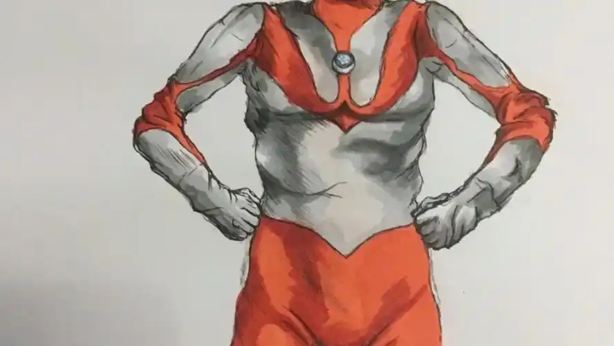 大圣奥特测评,手绘初代奥特曼(硫酸脸)