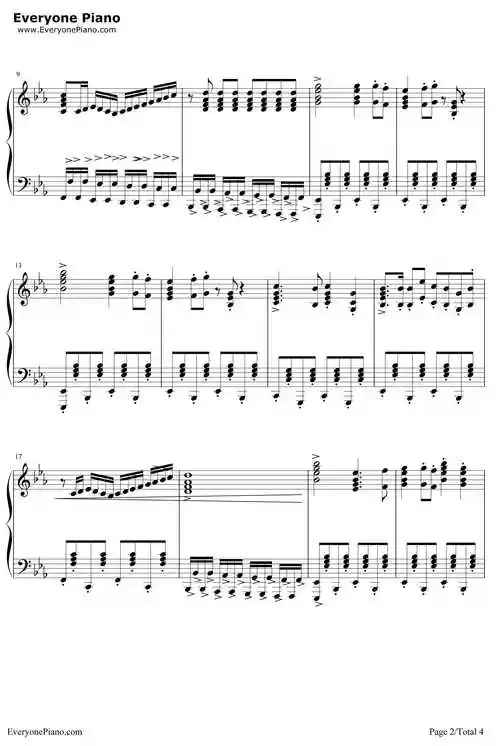 通天大道宽又阔钢琴谱_崔京浩_西游记续集片头曲