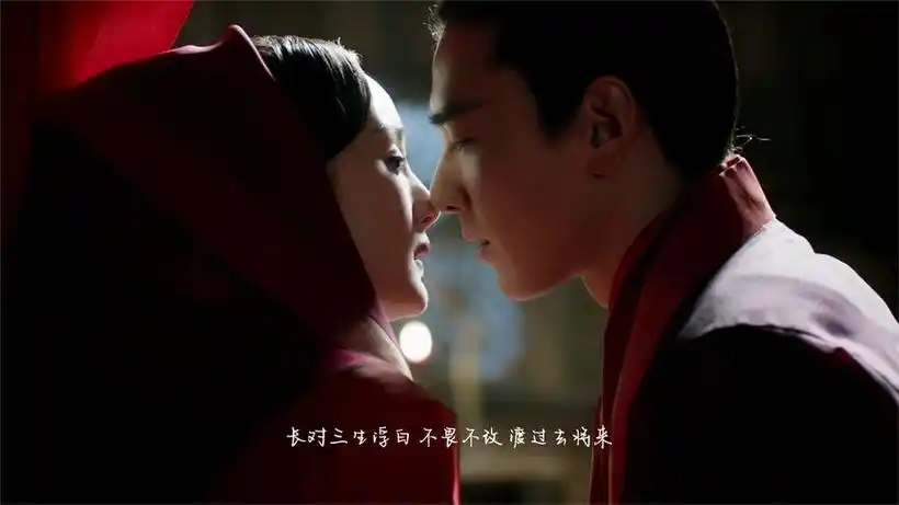 盘点杨幂古装吻戏,又美又甜,女生都希望有一段浪漫的爱情吧!