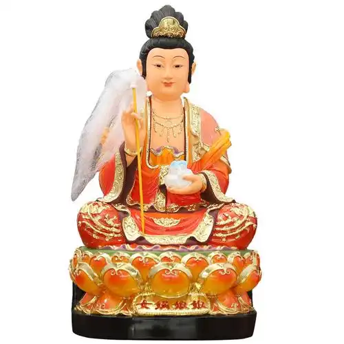 娘娘女娲神像佛像店铺家用摆件上古正神创世摆件