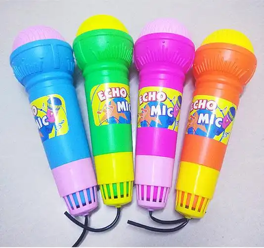 儿童仿真话筒玩具回音话筒麦克风假话筒话筒模型玩具塑料培训礼品粉色