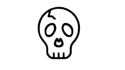 骷髅简笔画如何画