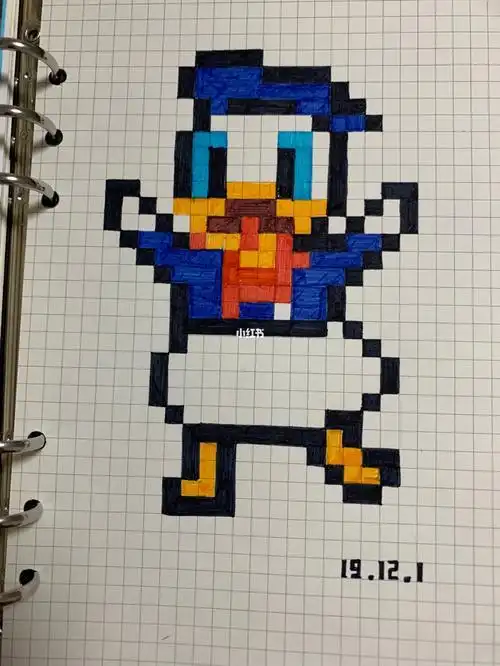 如何在方格纸上画简笔画