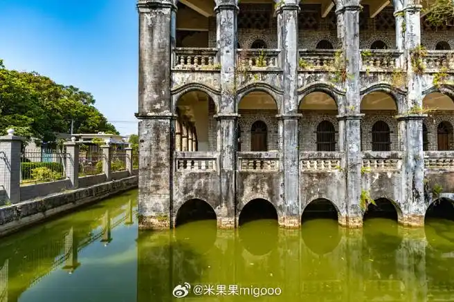 广西唯美的民国建筑|中西合璧的水楼大平坡水楼,建筑式样为古代英国