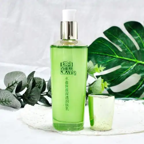 保湿百雀羚乳液草本本水深透润肤100m高度补水乳液