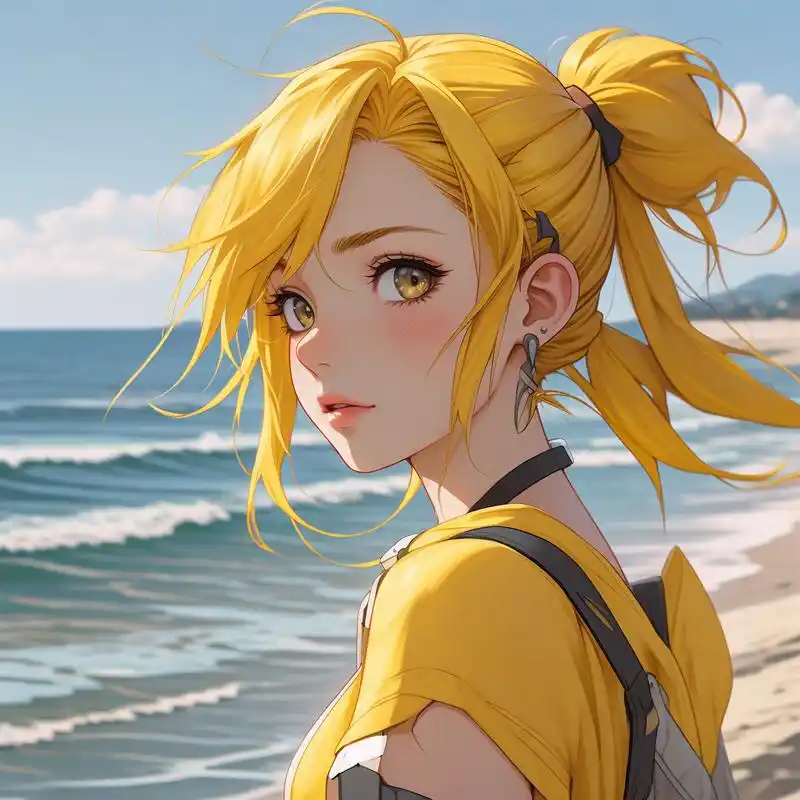 黄发女生头像78绝美选择94 哇塞,看看这些超级美的黄头发女生头像