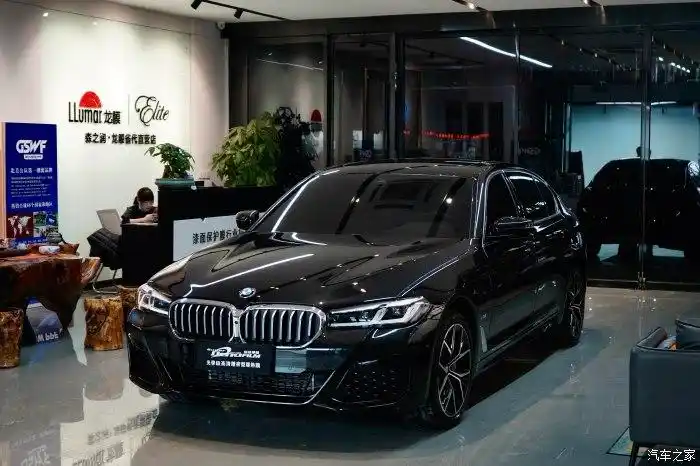 坐标河南郑州宝马5系黑武士太阳膜