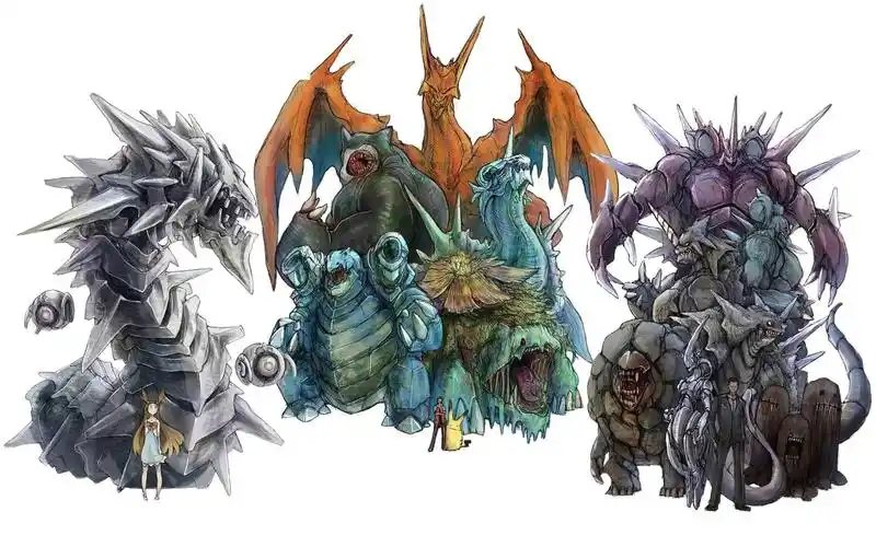 突变的肌肉口袋妖怪壁纸1024x600分辨率查看