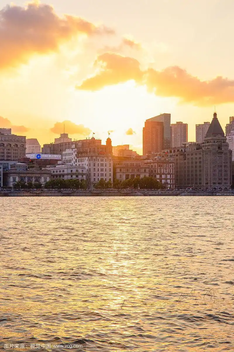 上海外滩日落