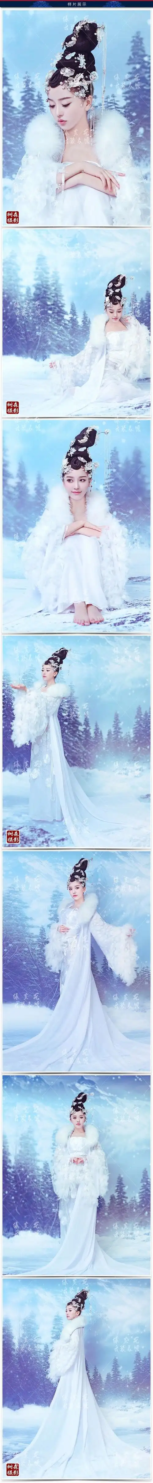 影楼写真古装服装嫦娥仙女古代公主古装女cosplay服装明月心服饰-淘宝