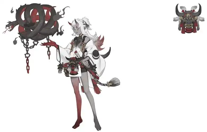 星熊童子_戴戴戴__插画师作品_涂鸦王国gracg.com