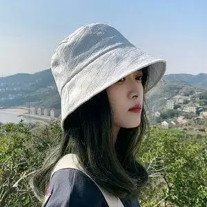 渔夫帽女夏季薄款日系水桶帽遮阳防晒韩版百搭潮牌显脸小太阳帽子