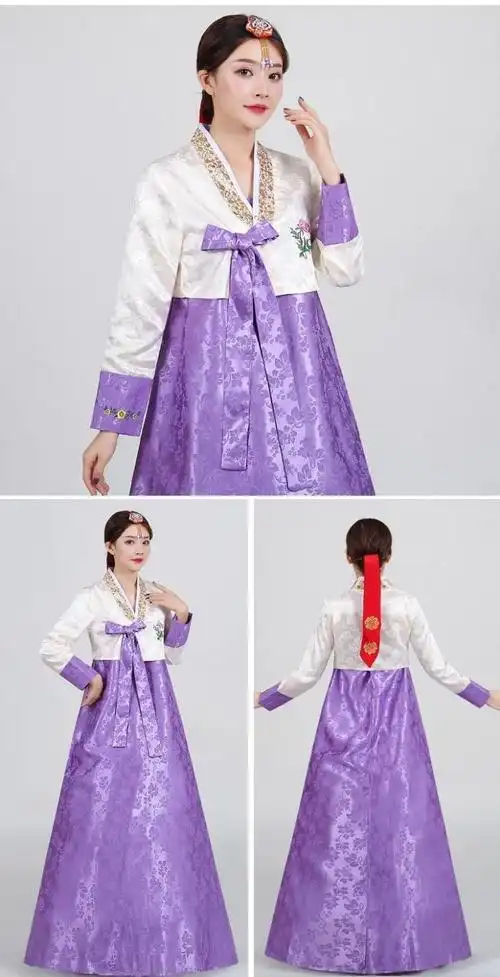 阿亨古装宫廷公主少数民族朝鲜族演出服小品20朝鲜服装鲜族服女韩国