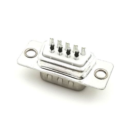 nextron正凌d-usb连接器db9针vga插头座com传统白胶九针公头焊线