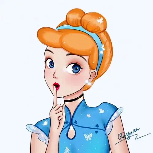 迪士尼公主头像 动漫卡通人物头像