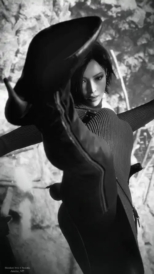 生化危机4重制版##艾达王#游戏摄影师镜头下的王