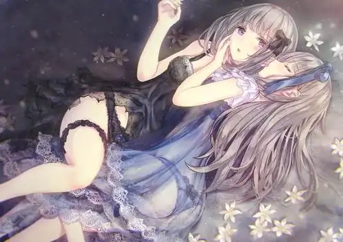 透视装少女p站插画图片