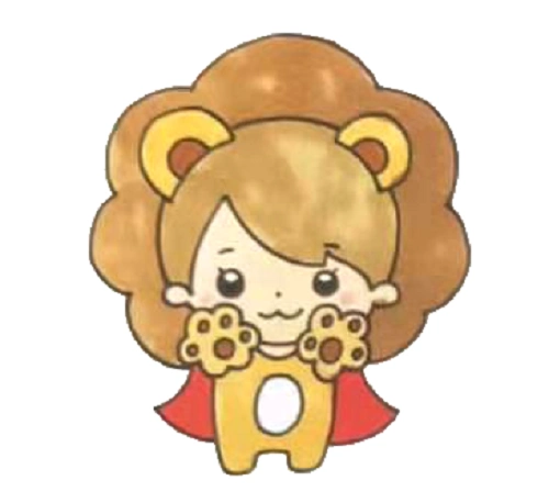 狮子座简笔画可爱少女十二星座狮子座简笔画步骤