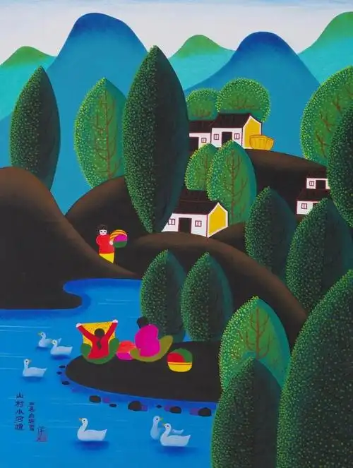 陕西农民画"上线"|绘画|户县|民间艺术|优秀传统文化_网易订阅