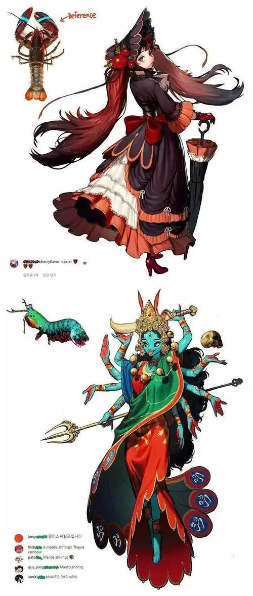 插画食物拟人化创作这也太可了