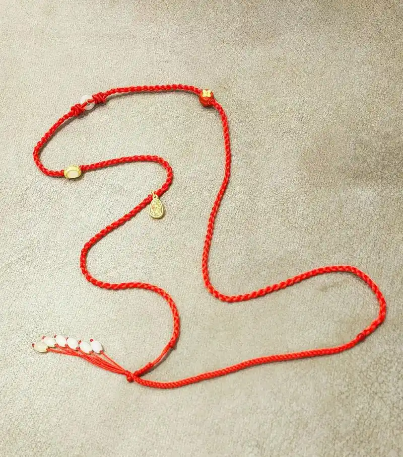 本命年红腰链