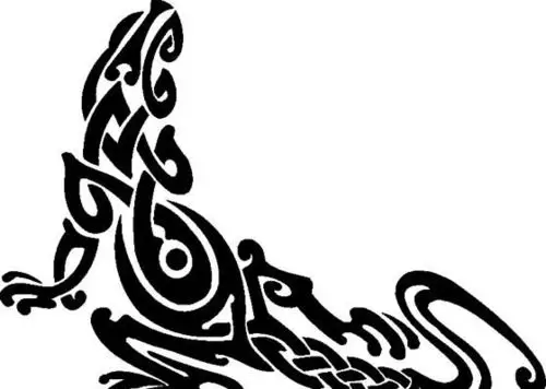 装饰图案 图腾 壁虎 矢量素材 ai格式_33