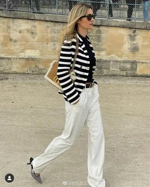 ins时尚博主的日常穿搭look更新|简约大气的欧美风很有sense