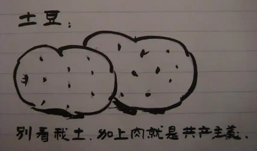 马铃薯简笔画马铃薯简笔画怎么画