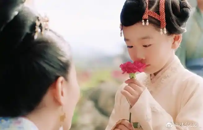 爱花花的六指小公主上线啦～[小红花]大家对寿安的发型还满意么林夕