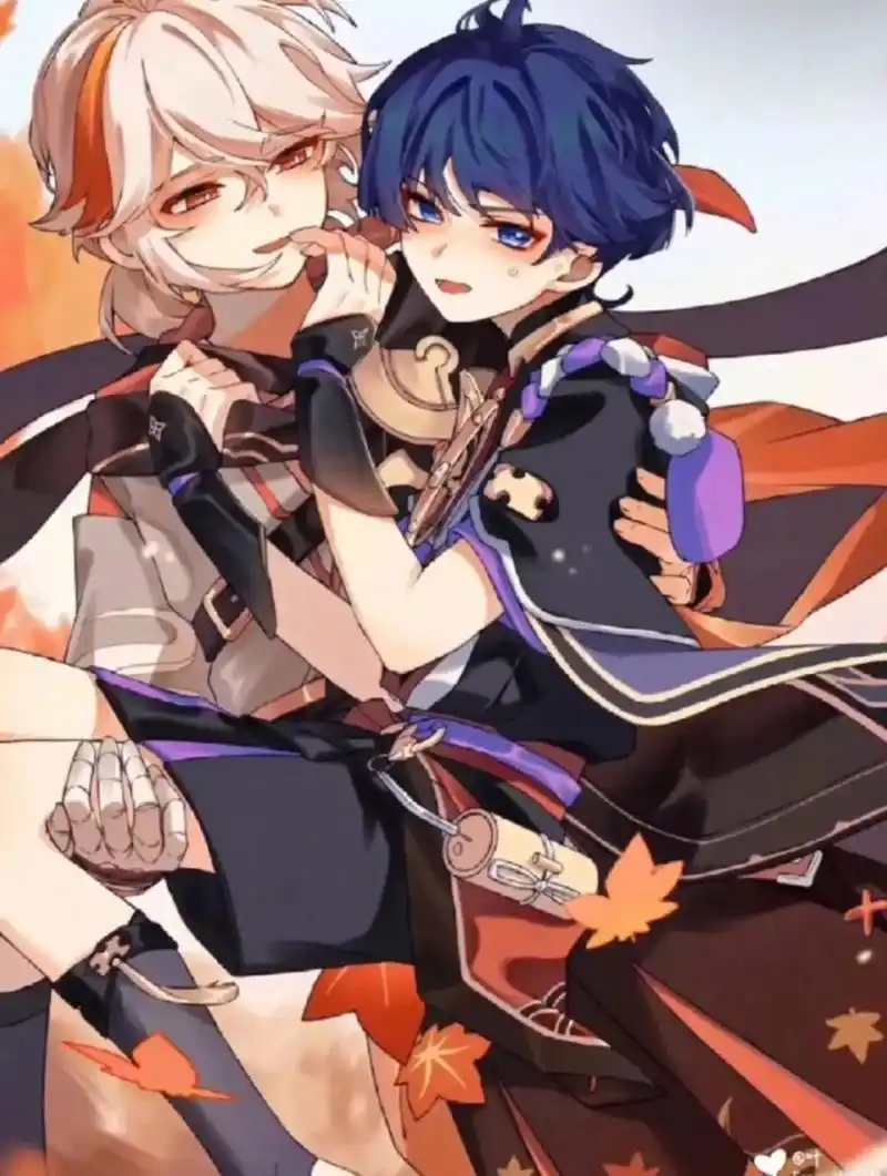 散宝快要复刻啦,所以今天是枫散cp⊙▽⊙ #原神枫原万叶# #原神散兵