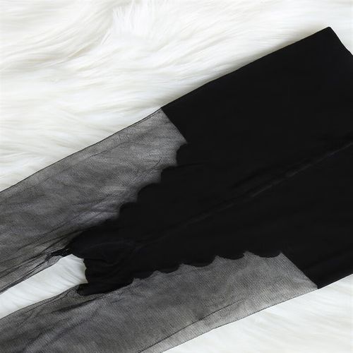 班黛菲全透明丝袜女薄款夏季超薄连裤袜比基尼裆无痕隐形灰色脚尖加固