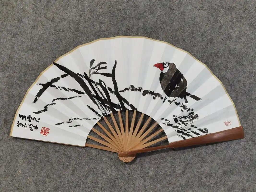 扇子画 #崔峰大写意 #邢少臣大写意花鸟画 #原创 #中国 - 抖音