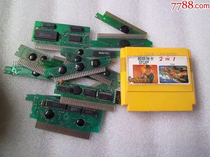 fc小霸王游戏卡带,早期二手游戏卡,一起打包出,实物图