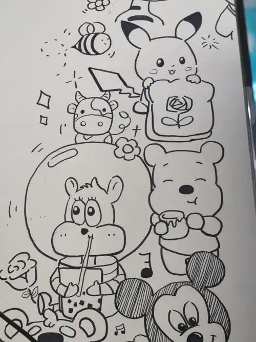 动物简笔画叠叠乐